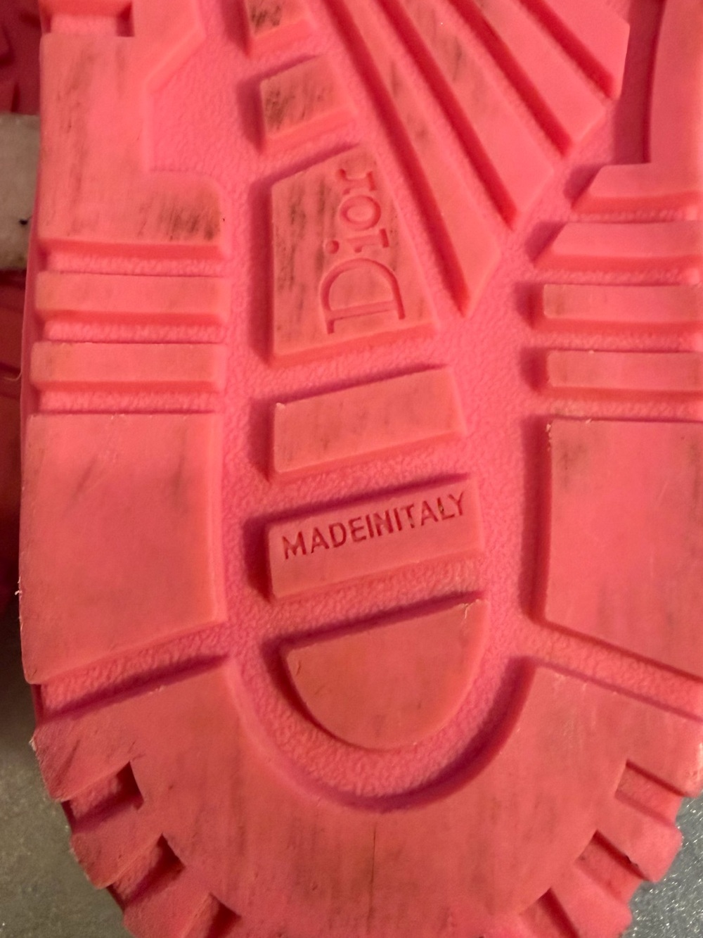 Dior Pink Rope-Trim Sport Sandals - Picture 4 of 7